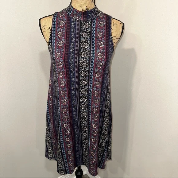 design lab lord and taylor dress Design Lab Lord & Taylor | Dresses | Design Lab Lord Taylor Mock Neck  Flared Sleeveless Boho Dress Size S